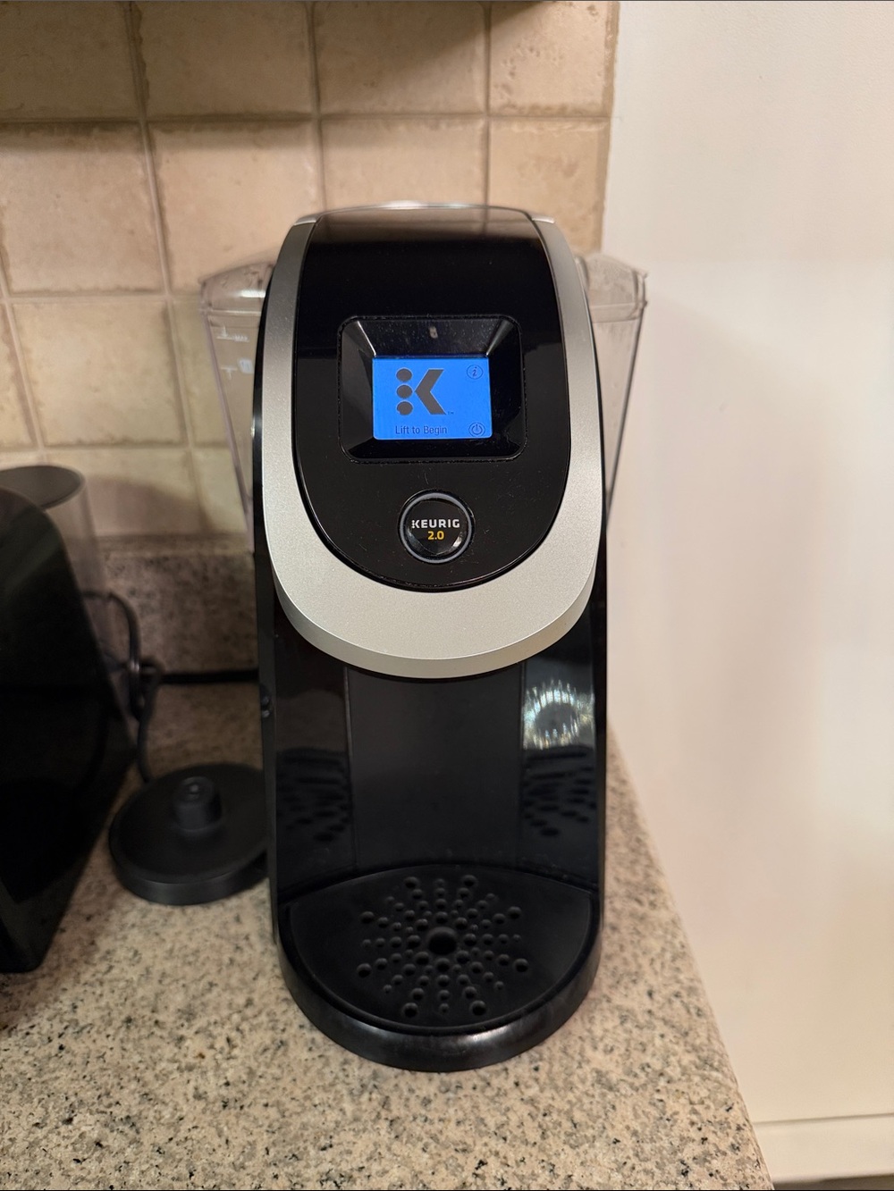 Keurig Single-Serve Coffee Maker - Black & Silver Trim